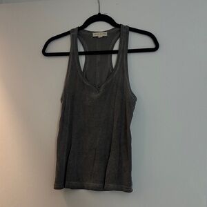 Free People Charcoal Tank Top